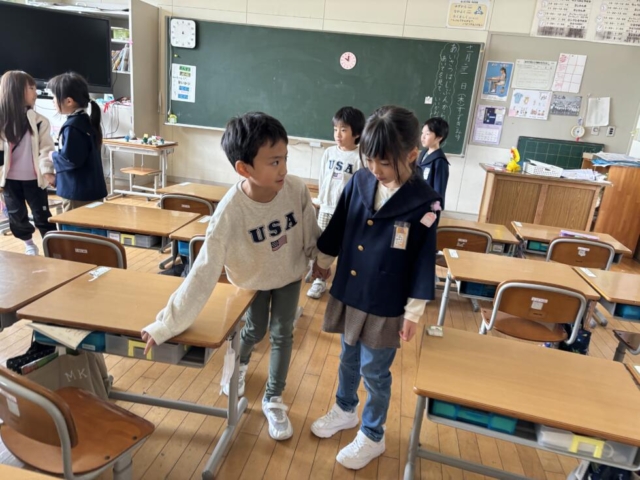 年長組　富士見小学校に行ってきました。