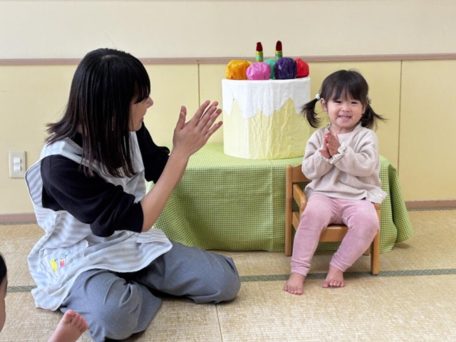 ５月の誕生会がありました。