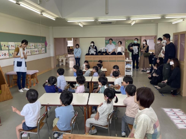 保育参観がありました。（きらり組・年少組）