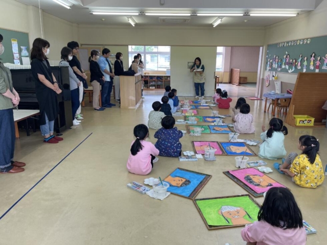 保育参観がありました。（年中組・年長組）