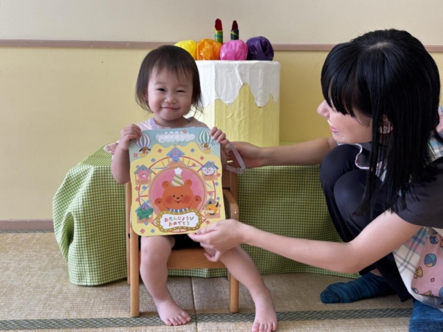 ７月の誕生会がありました。