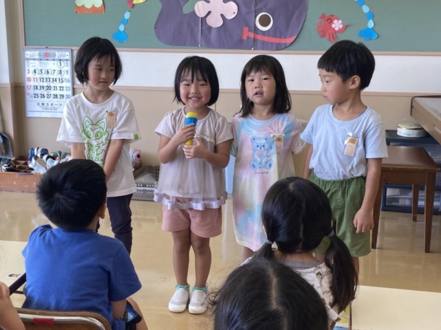 夏休みの思い出を教えてもらいました。