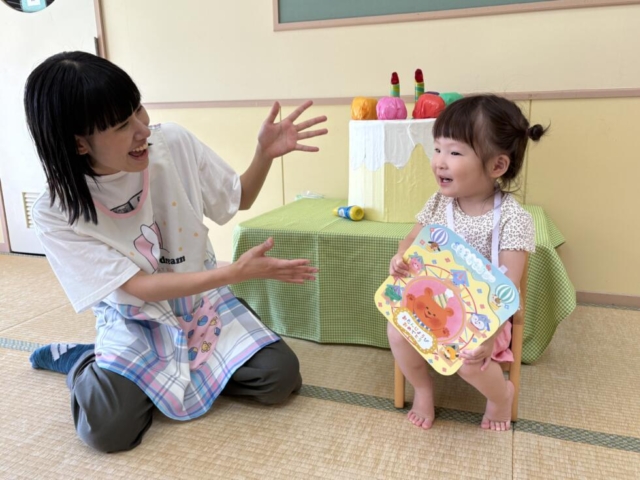 ８月の誕生会がありました。