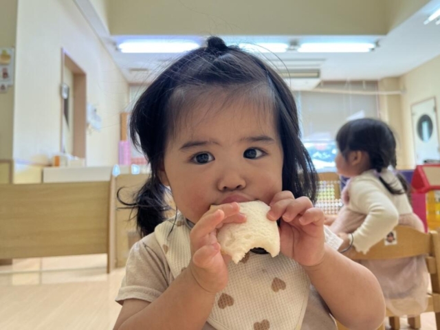 食育教室がありました。～米粉パン～