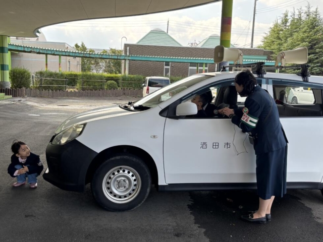 交通安全教室がありました。（年長組）