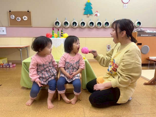 １２月の誕生会がありました。