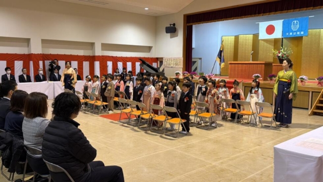 令和７年度　卒園式がありました。