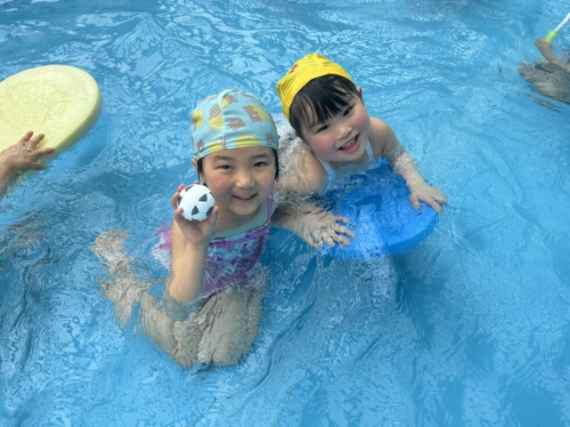 プール納めがありました。