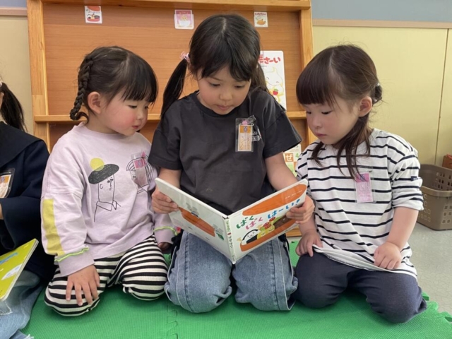 平常保育が始まりました。