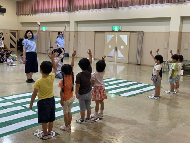 交通安全教室がありました。（めばえ組～年中組）