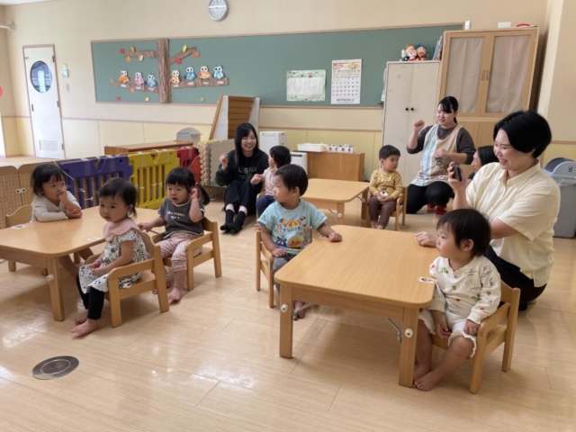 保育参加がありました。（ほまれ組）